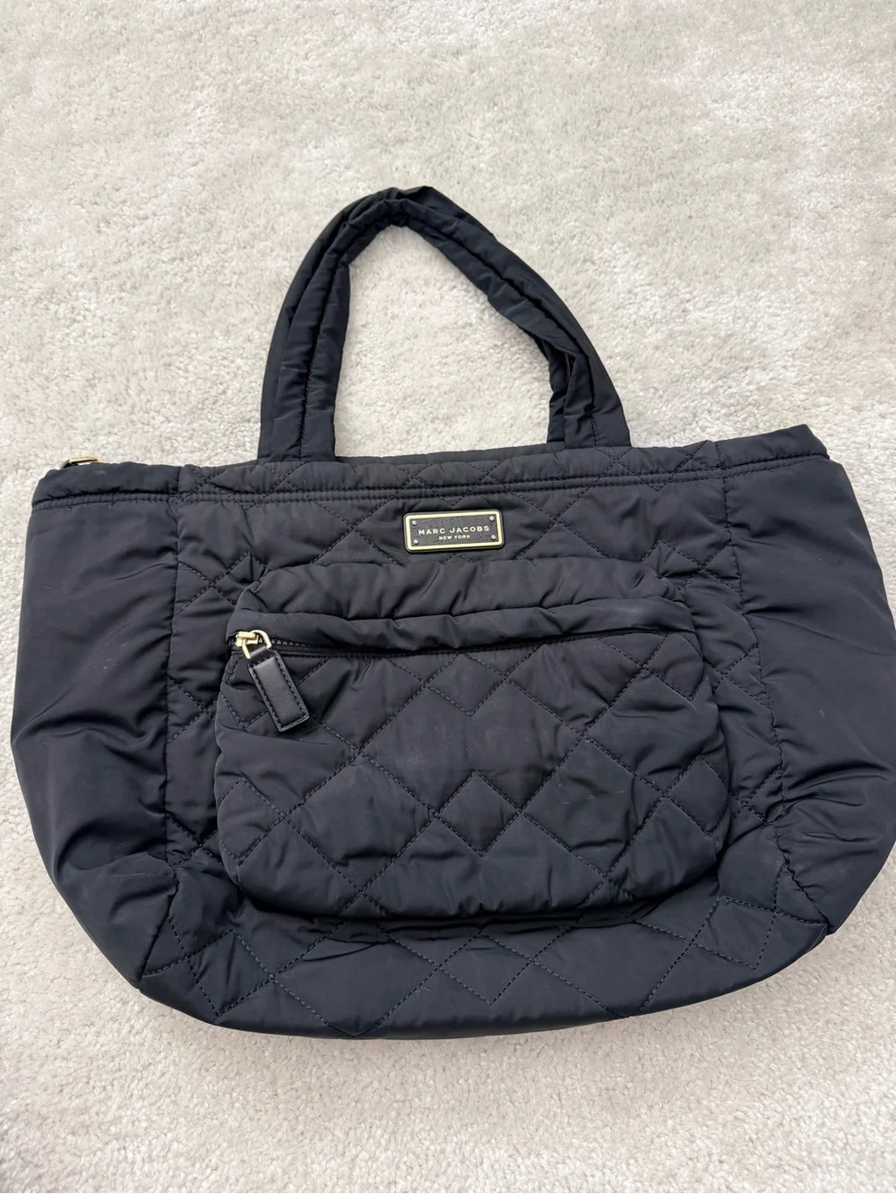 Marc Jacobs Quilted Nylon Diaper Tote Bag